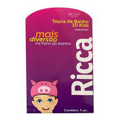 Touca Infantil Ricca Banho 3D Kids