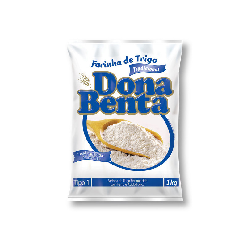 FARINHA TRIGO FERMENTO DONA BENTA PCT 1kg – Mercado Belot