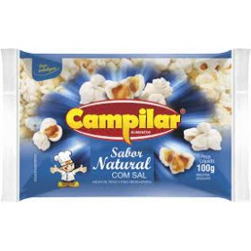 Pipoca Microondas Campilar 100 G Natural