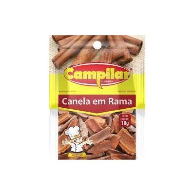 Condim. Campilar 10 G Canela Em Rama