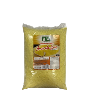 Farinha Mandioca Fiel Amarela 1KG