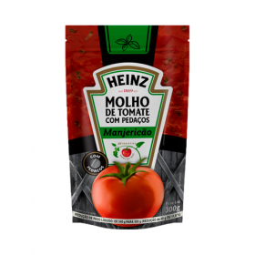 Molho Tomate Heinz 300G Com Manjericão Sache