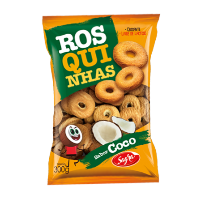 Bisc.Sagra 300G Rosquinha Coco