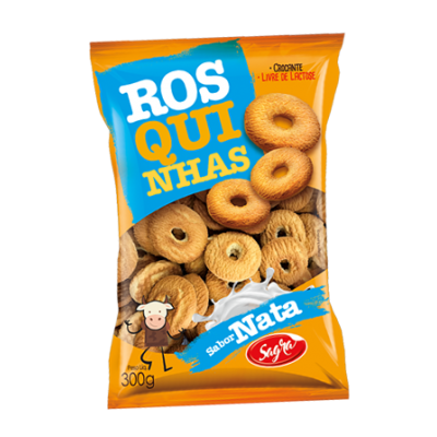 Bisc.Sagra 300G Rosquinha Nata