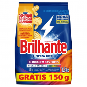 Detergente Pó Brilhante Leve 1,6 Por 1,45L