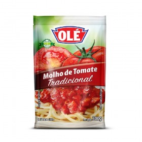 Molho Tomate Olé 300G Tradicional Sache