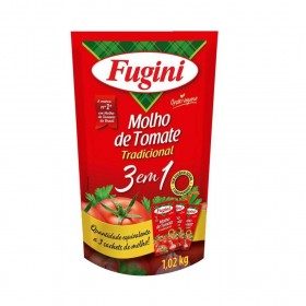 Molho Tomate Fugini 1,02KG 3em1 Tradicional