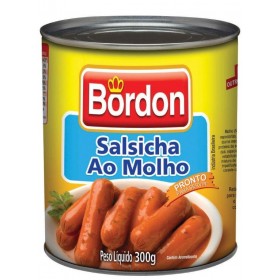 Salsicha Molho Bordon 300G LT