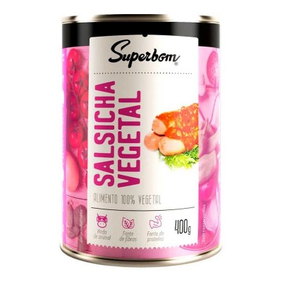 Salsicha Superbom 400G Vegetal