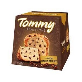 Panettone Tommy 400G Com Gotas Chocolate