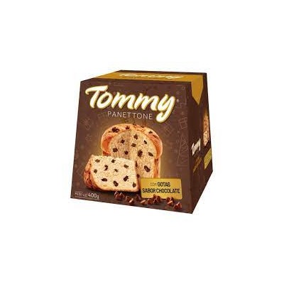 Panettone Tommy 400G Com Gotas Chocolate