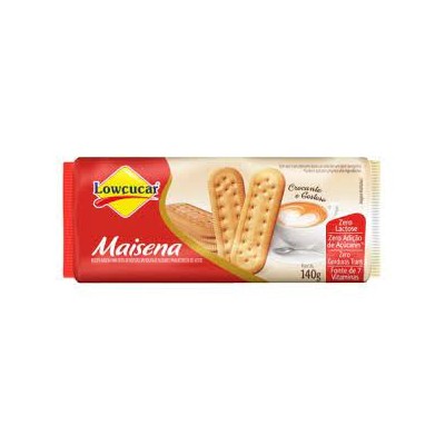 Biscoito Lowcucar 140G Maisena Zero Açúcar