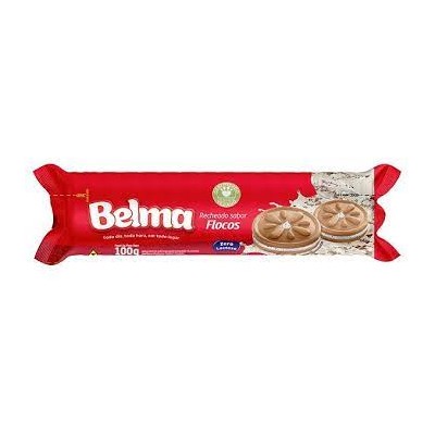Biscoito Belma 100G Recheado Flocos