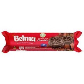 Biscoito Belga 100g Recheado Chocolate