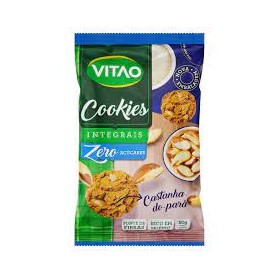 Cookies Vitão 80G Integral Castanha Zero Açúcar