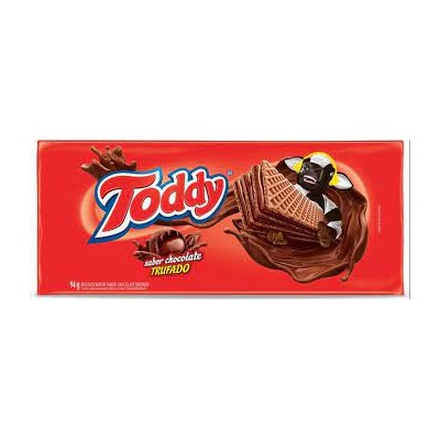 Biscoito Toddy 94G Wafer Recheado Chocolate Trufado