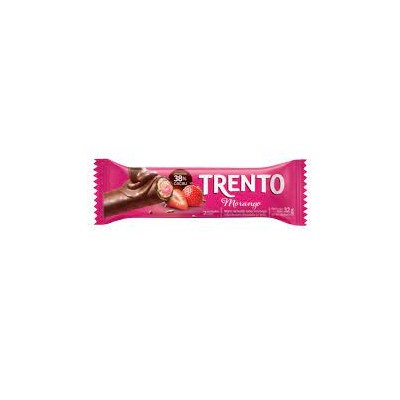 Rolinhos Wafer Trento 32g Morango