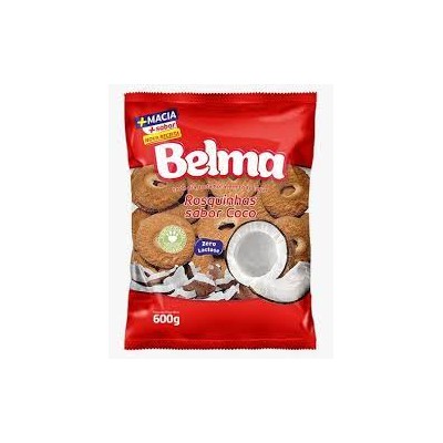 Biscoito Belga 600G Rosquinha Coco