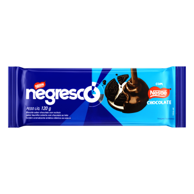 Biscoito Nestle Negresco Recheado Baunilha 120G