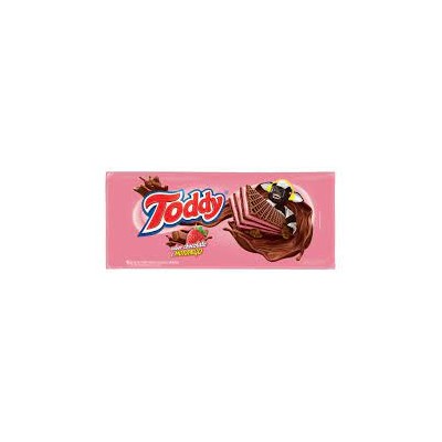 Biscoito Toddy 94G Wafer Chocolate Morango