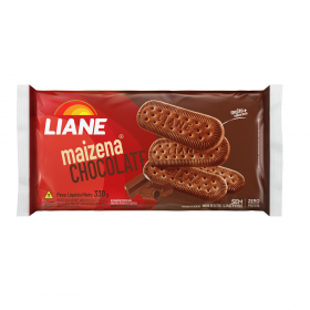 Biscoito Liane 330G Maizena chocolte Sem Lactose