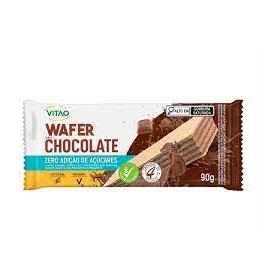 Biscoito Vitao 90G Wafer Zero Açúcar Integral Chocolate