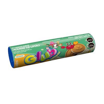 Biscoito Sagra 100G Glub Recheado Mousse Limão