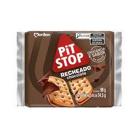 Biscoito Mirilan Pitstop 98G Recheado Chocolate