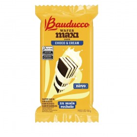 Biscoito Bauducco 104G Wafer Recheado Maxi Choco