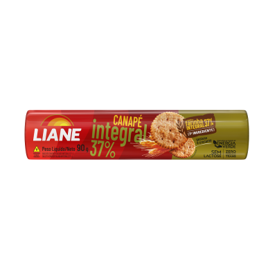 Biscoito Liane 90G Cracker Salgado Integral