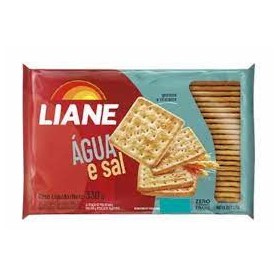 Biscoito Liane 330G Agua Sal Sem Lactose
