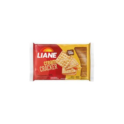 Biscoito Liane 330G Cream Cracker Sem Lactose