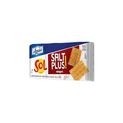 Biscoito Sol Salt Plus 360G Integral