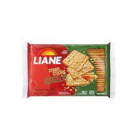 Biscoito Liane 330G Cream Cracker Gergelim