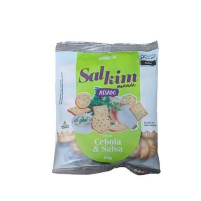 Biscoito Sagra 60G Salkim Salgado Cebola Salsa