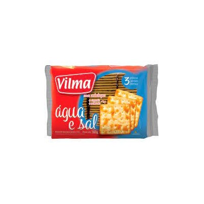 Biscoito Vilma 360G Agua Sal