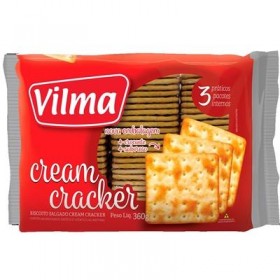 Biscoito Vilma 360G Cream Cracker
