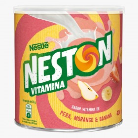 Neston Nestle Morango Pera Banana 400G Lata