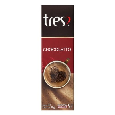 Cápsula Três Corações Chocolatto 10 Unidade