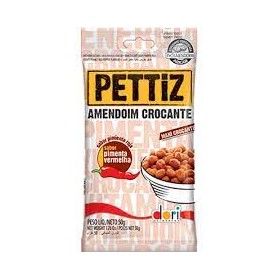 Amendoim Pettiz 50G Pimenta Vermelha