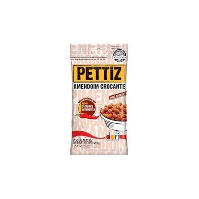 Amendoim Pettiz 50G Pimenta Vermelha