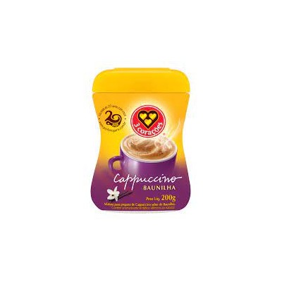 Cappuccino Tres Coracoes 200G Baunilha