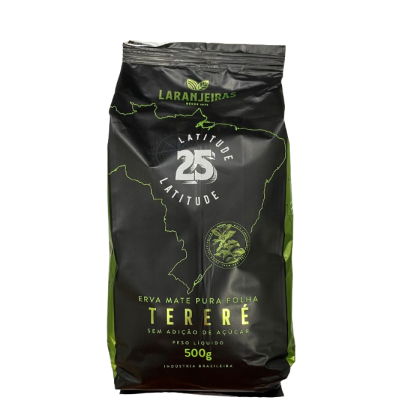 Erva Mate Terere Laranjeiras 500G Pura Folha