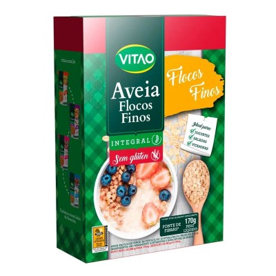 Aveia Vitao 200G Flocos Finos Caixa