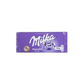Chocolate Milka 100G Alpine Milk