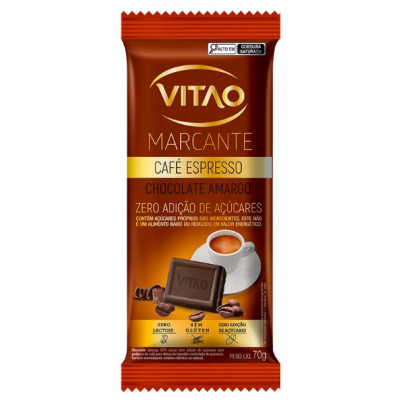 Chocolate Vitao 70G Cafe Espresso Amargo
