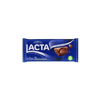 Chocolate Lacta 80G Leite