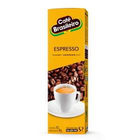Capsula Cafe Brasilero Espresso 10Unidade
