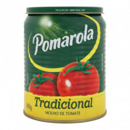 Molho De Tomate Tradicional Pomarola Lata 340G