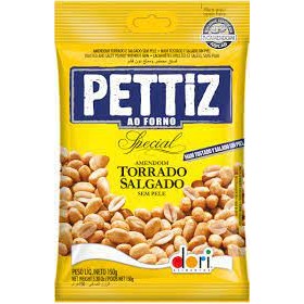 Amendoim Pettiz 120G Salgado Sem Pele